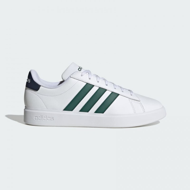 Giày adidas Grand Court Base 2.0 Nam Nữ - Trắng Xanh Lá Giày adidas Grand Court Base 2.0 Nam Nữ - Trắng Xanh Lá