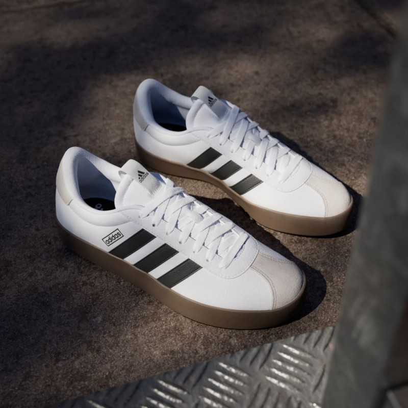 Giày Adidas VL Court 3.0 Nam - Trắng Nâu