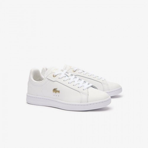Giày Lacoste Carnaby Pro Nữ - Trắng Gold