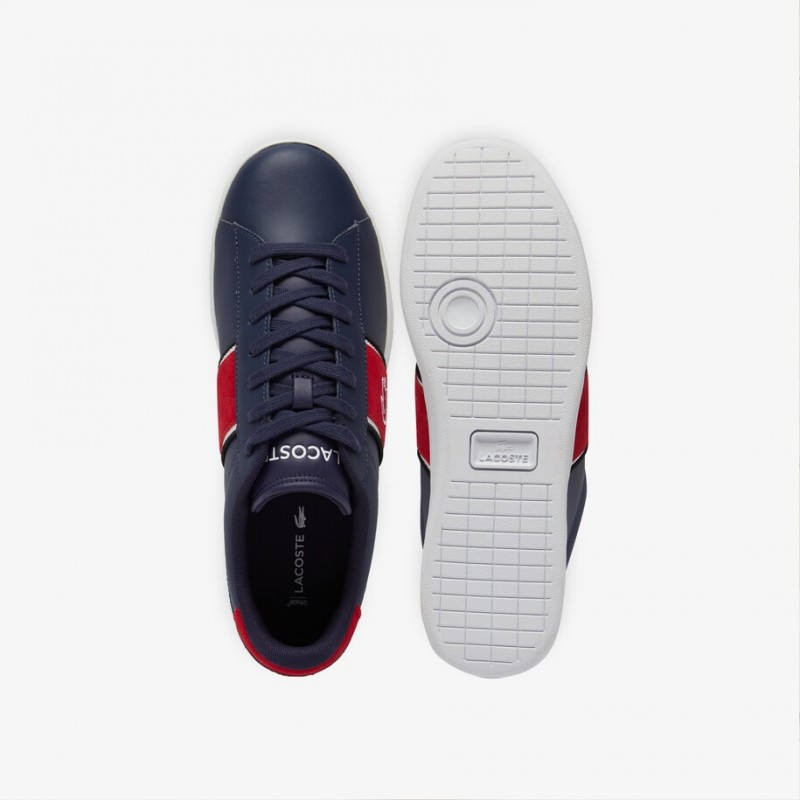 Giày Lacoste Carnaby Set CGR Nam - Navy Đỏ Giày Lacoste Carnaby Set CGR Nam - Navy Đỏ
