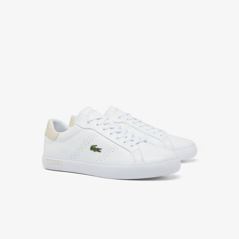 Giày Lacoste PowerCourt 2.0 124 Nam - Trắng Xanh Đậm