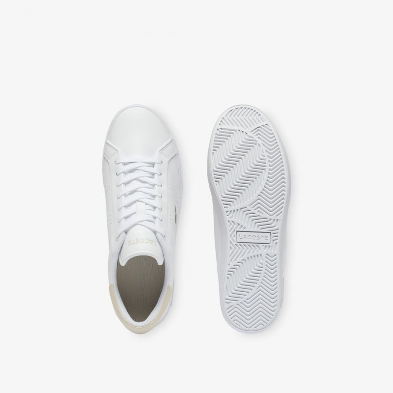 Giày Lacoste PowerCourt 2.0 124 Nam - Trắng Xanh Đậm