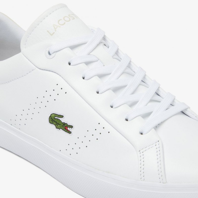 Giày Lacoste PowerCourt 2.0 124 Nam - Trắng Xanh Đậm