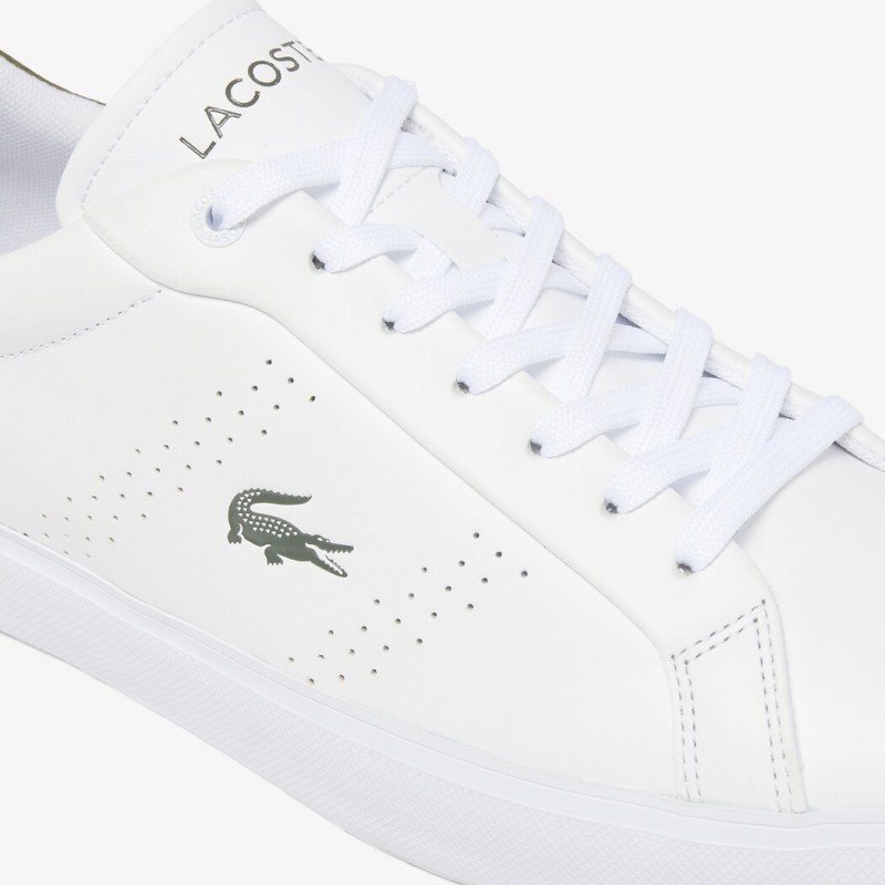 Giày Lacoste PowerCourt 2.0 Nam - Trắng Rêu Giày Lacoste PowerCourt 2.0 Nam - Trắng Rêu