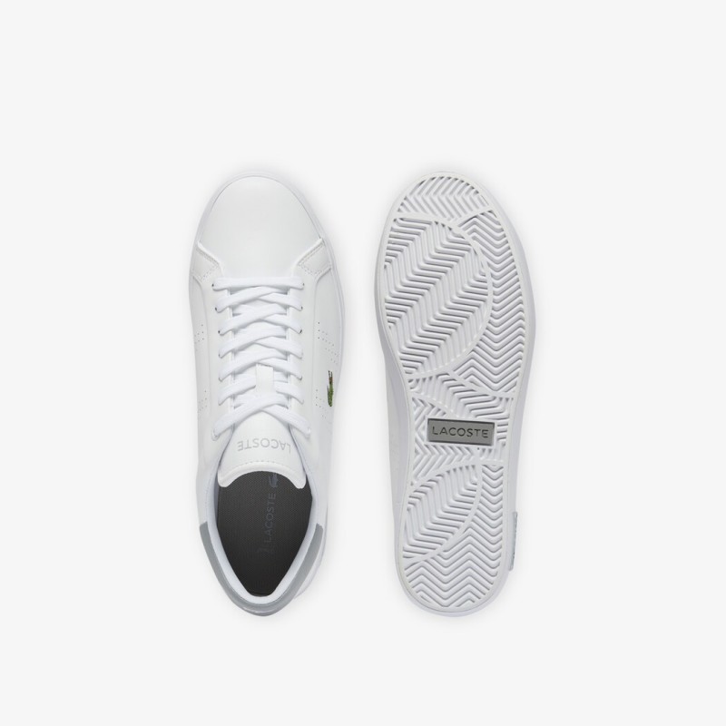 Giày Lacoste PowerCourt 2.0 Nam - Trắng Xám Giày Lacoste PowerCourt 2.0 Nam - Trắng Xám