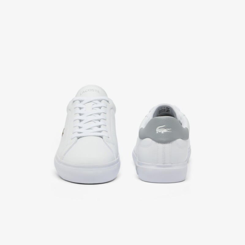Giày Lacoste PowerCourt 2.0 Nam - Trắng Xám Giày Lacoste PowerCourt 2.0 Nam - Trắng Xám