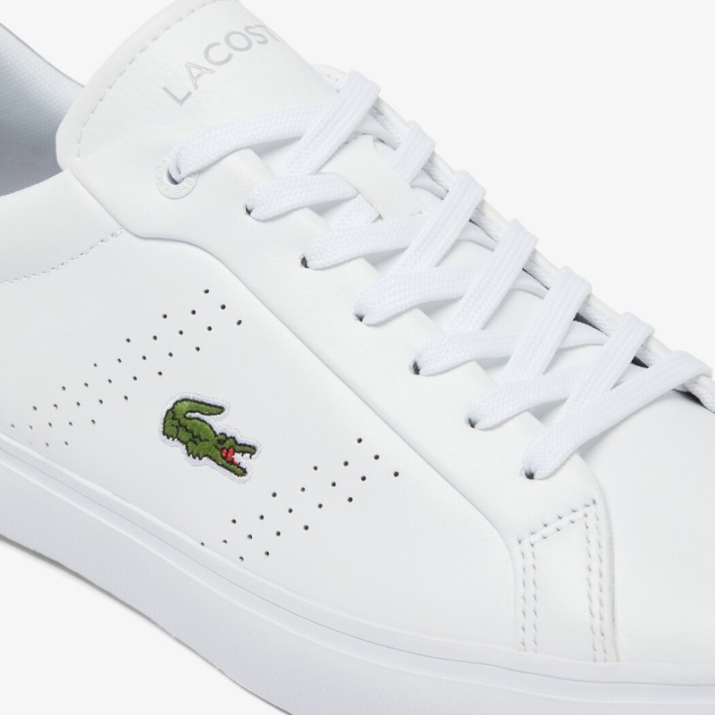 Giày Lacoste PowerCourt 2.0 Nam - Trắng Xám Giày Lacoste PowerCourt 2.0 Nam - Trắng Xám
