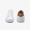 Giày Lacoste Powercourt Leather Nam - Trắng Nâu