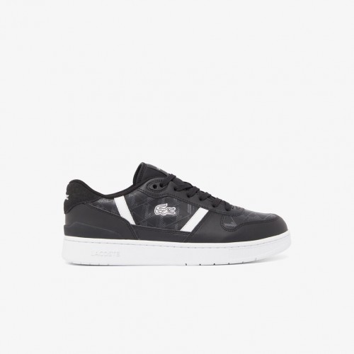 Giày Lacoste T-Clip 224 Leather Nam - Đen Trắng