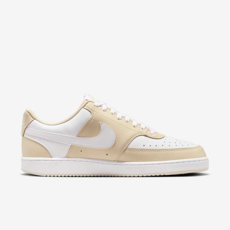 Giày Nike Court Vision Low Nam - Be Trắng