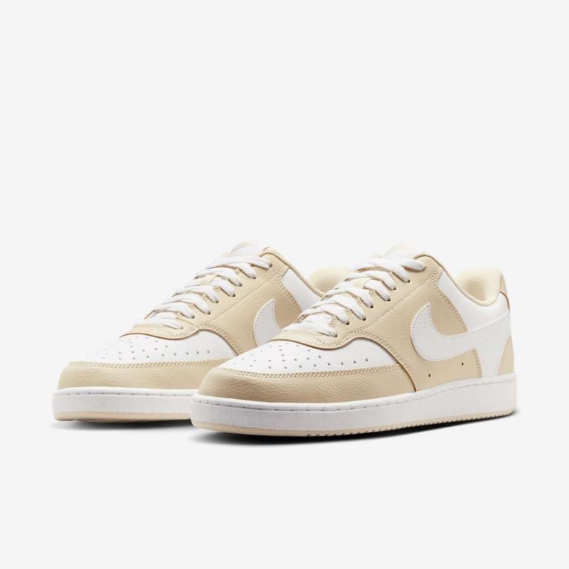 Giày Nike Court Vision Low Nam - Be Trắng