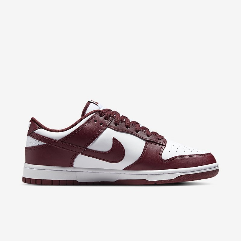 Giày Nike Dunk Low Retro Nam - Trắng Đỏ