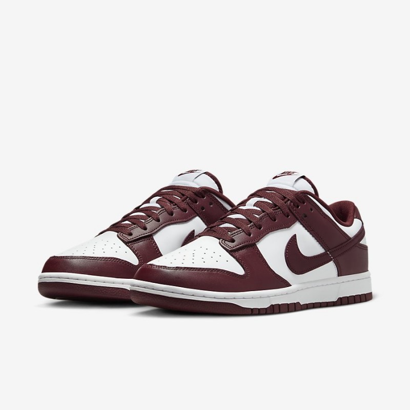 Giày Nike Dunk Low Retro Nam - Trắng Đỏ