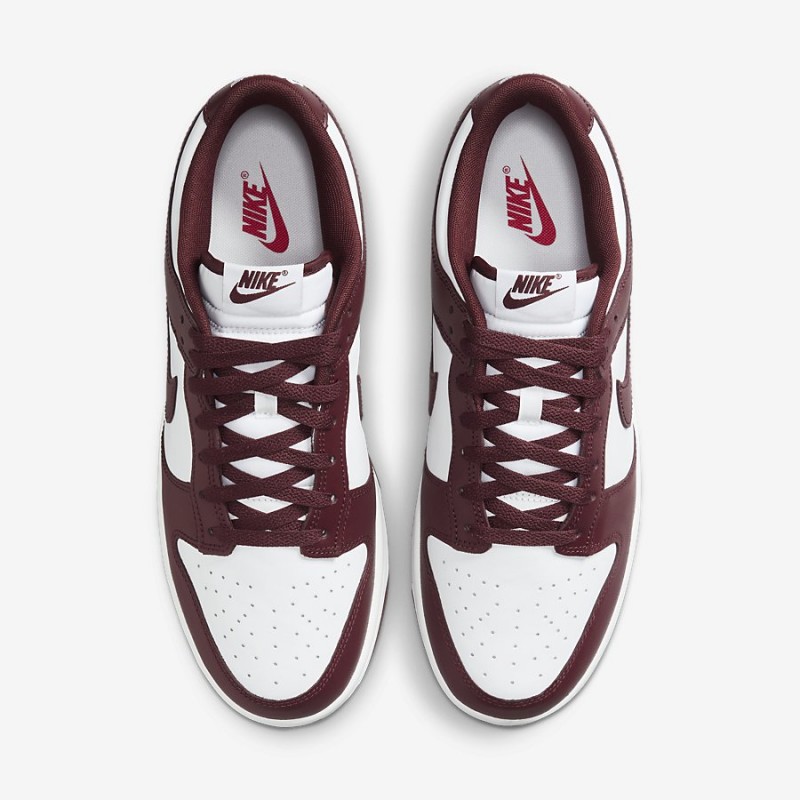 Giày Nike Dunk Low Retro Nam - Trắng Đỏ