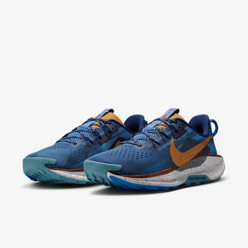 Giày Nike ReactX Pegasus Trail 5 Nam - Xanh Cam