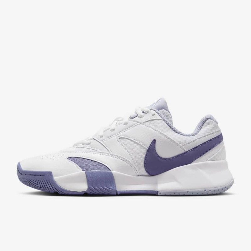 Giày Pickleball Tennis Nike Court Lite 4 Nữ - Trắng Tím Giày Pickleball Tennis Nike Court Lite 4 Nữ - Trắng Tím
