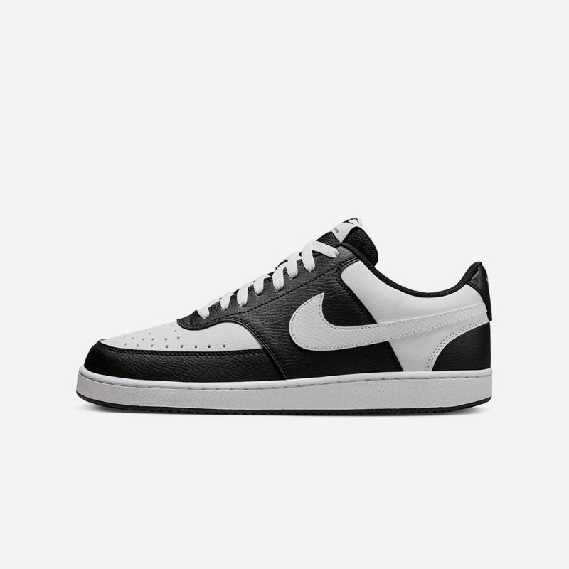 Giày Nike Court Vision Low Nam - Đen Trắng