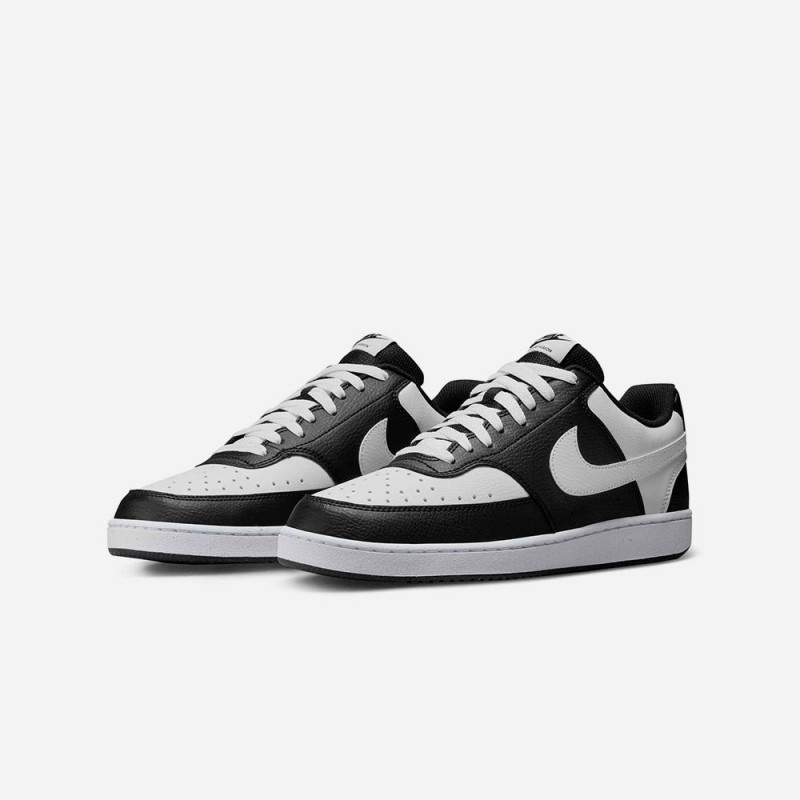 Giày Nike Court Vision Low Nam - Đen Trắng