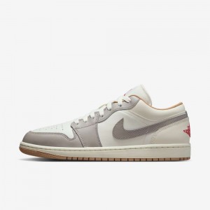 Giày Nike Air Jordan 1 Low Nam - Xám Nâu