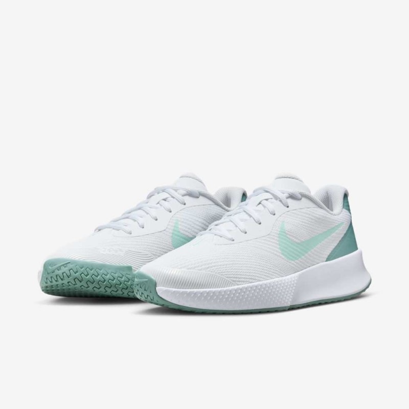 Giày Pickleball Tennis Nike Vapor Lite 3 Nữ - Trắng Xanh