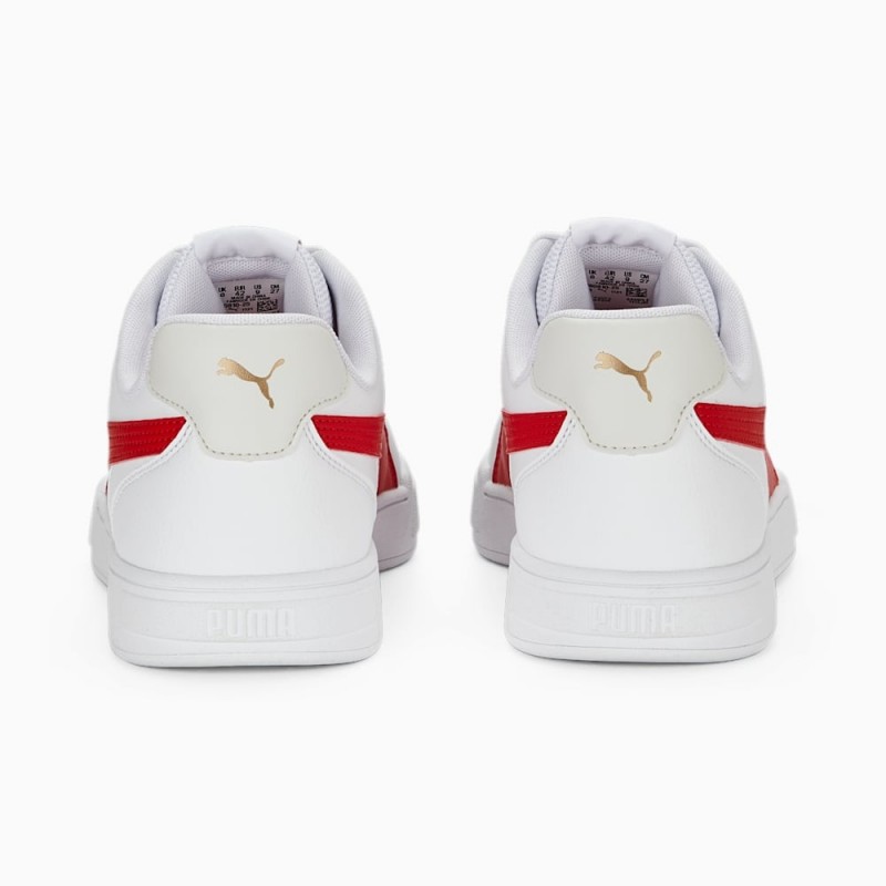 Giày Puma Caven Nam Nữ - Trắng Đỏ