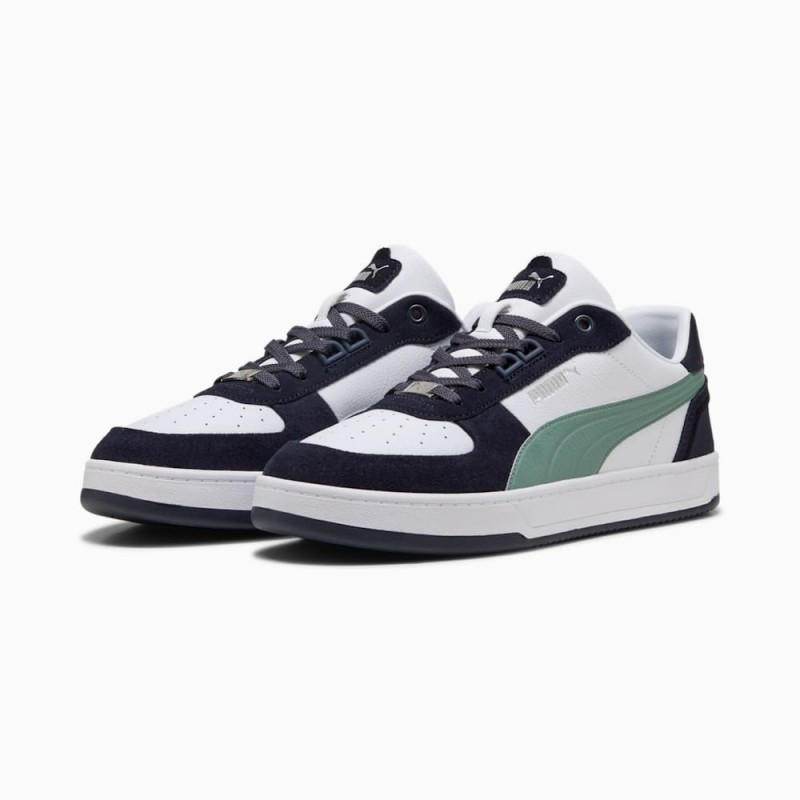 Giày Puma Caven 2.0 Lux SD Nam - Trắng Đen Xanh