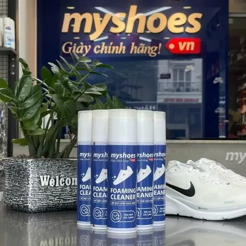 Xịt Bọt ION Làm Sạch Giày Myshoes Foaming Cleaner 300ml
