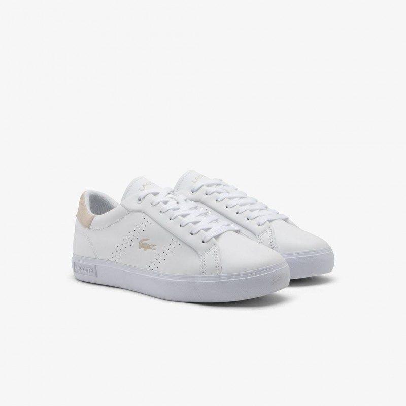 Giày Lacoste PowerCourt 2.0 Nữ - Trắng Giày Lacoste PowerCourt 2.0 Nữ - Trắng