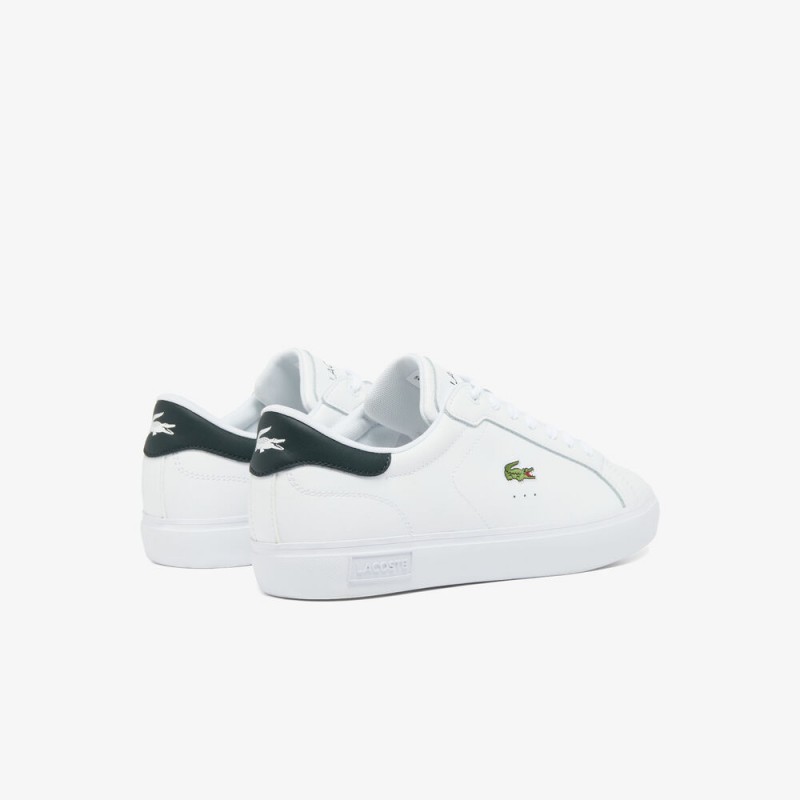 Giày Lacoste Powercourt Leather Nam - Trắng Xanh
