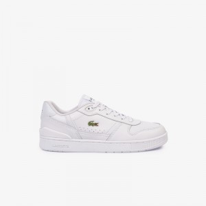 Giày Lacoste T-Clip Leather Nam - Trắng