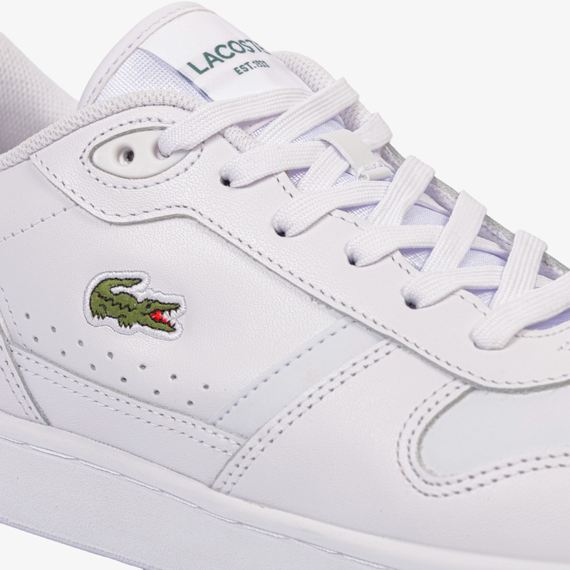 Giày Lacoste T-Clip Leather Nam - Trắng