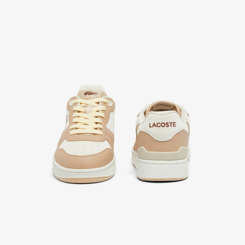 Giày Lacoste T-Clip Set Nam - Trắng Nâu