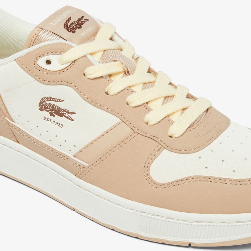 Giày Lacoste T-Clip Set Nam - Trắng Nâu