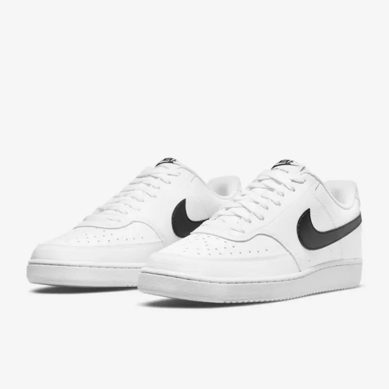 Giày Nike Court Vision Low Next Nature Nam - Trắng Đen Giày Nike Court Vision Low Next Nature Nam - Trắng Đen