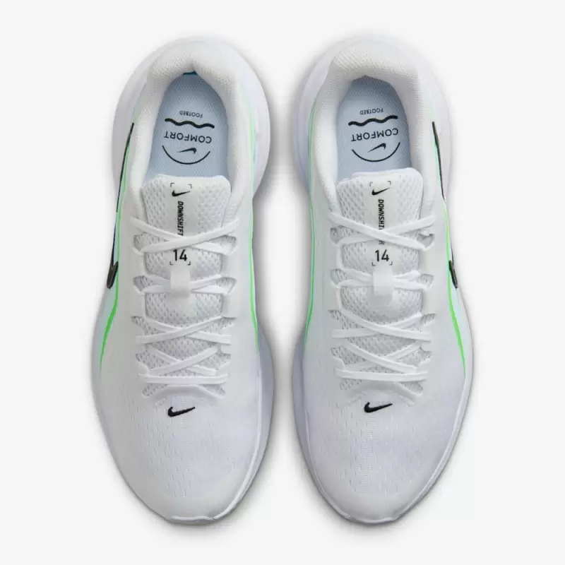 Giày Nike Downshifter 14 Nam - Trắng Xanh