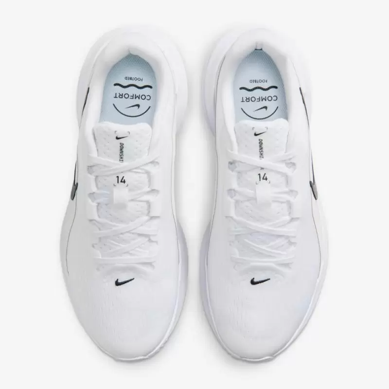 Giày Nike Downshifter 14 Nữ - Trắng Đen