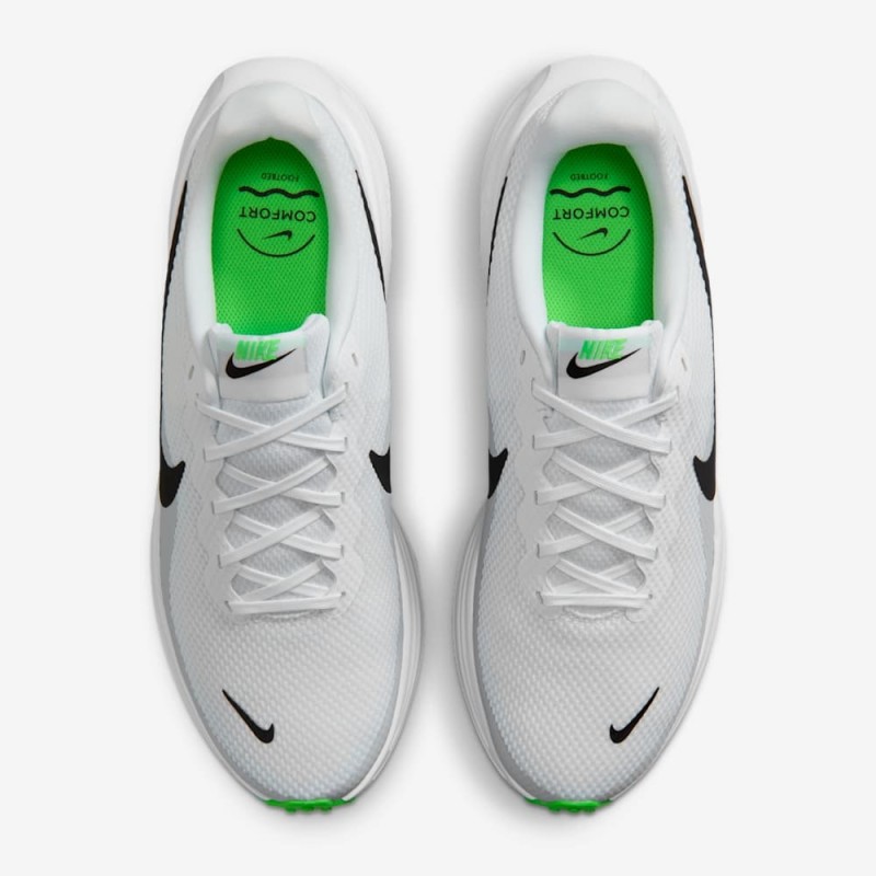 Giày Nike Revolution 8 Nam - Trắng Đen Xanh Giày Nike Revolution 8 Nam - Trắng Đen Xanh