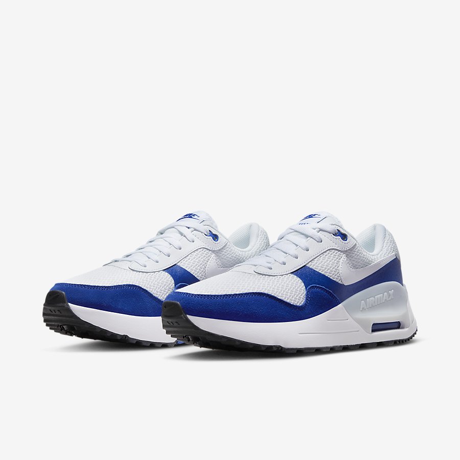 Giày Nike Air Max SYSTM Nam - Trắng Xanh - hình 4