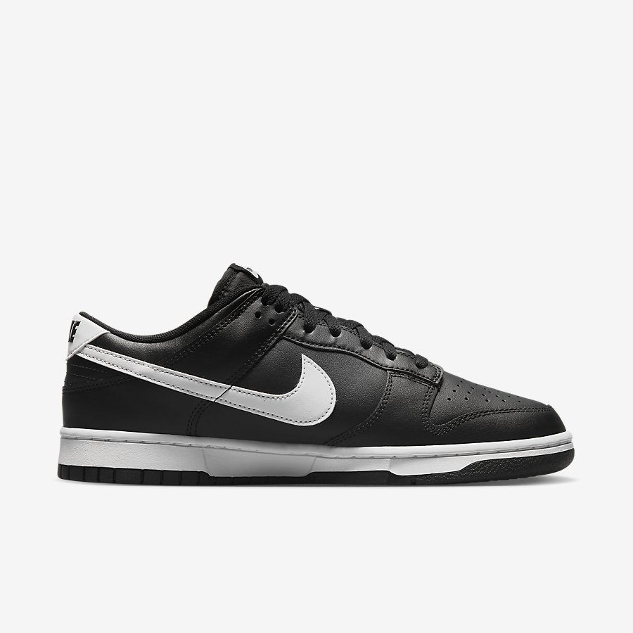 Giày Nike Dunk Low Retro Nam - Đen Trắng - hình 2
