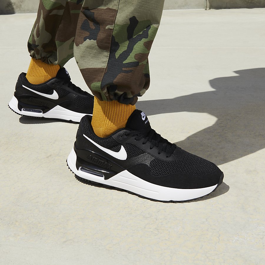 Giày Nike Air Max SYSTM Nam - Đen Trắng - hình 7