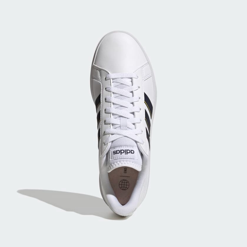 Giày adidas Grand Court Base 2.0 Nam Nữ - Trắng Đen - hình 3