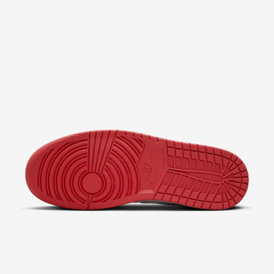 Giày Nike Air Jordan 1 Low Nam - Xám Đen Đỏ - hình 3