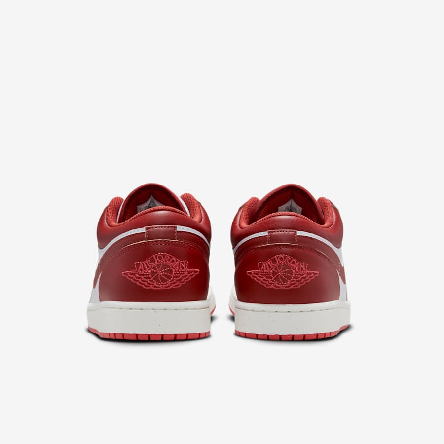 Giày Nike Air Jordan 1 Low Nam - Xám Đen Đỏ - hình 6