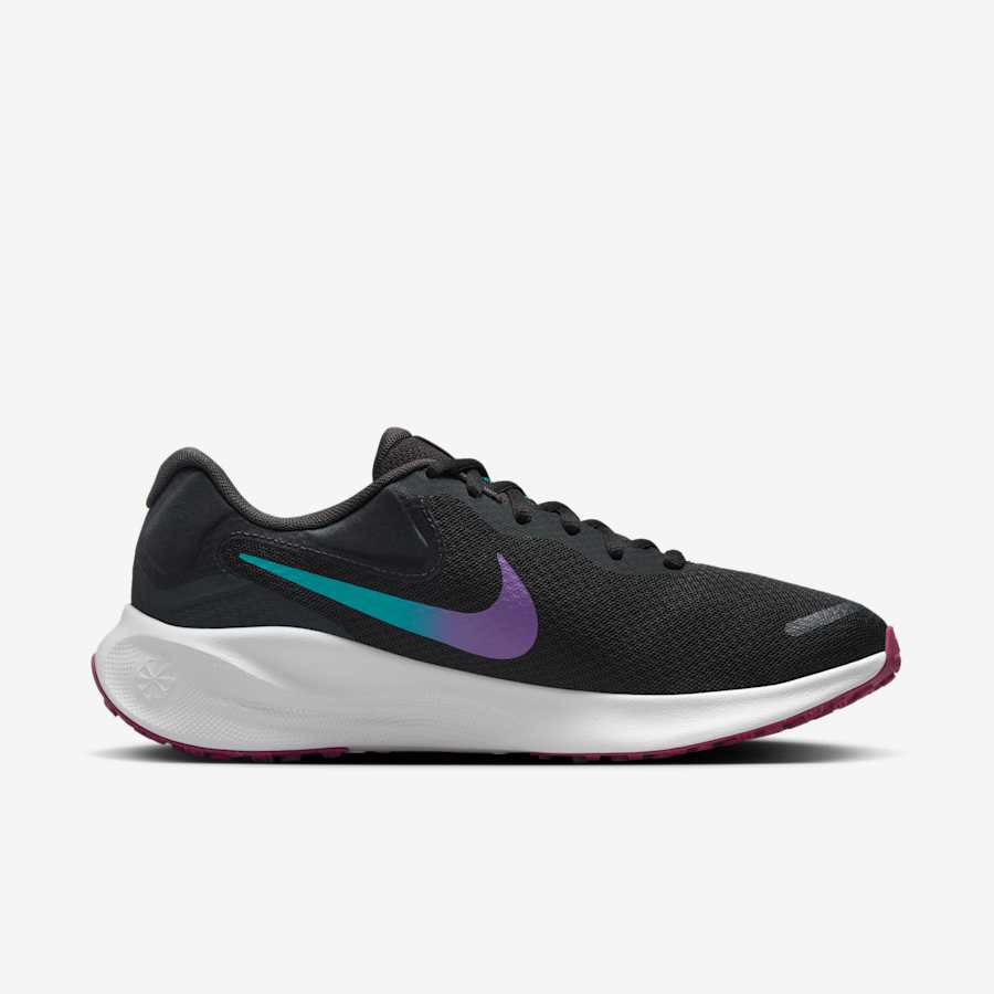 Giày Nike Revolution 7 Nữ - Đen Tím - hình 2