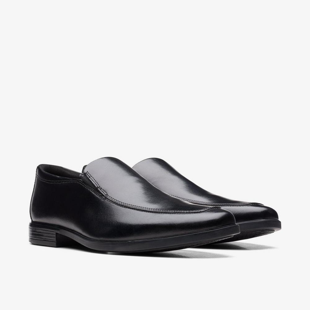 Giày Clarks Howard Edge Loafer Nam - Đen - hình 4