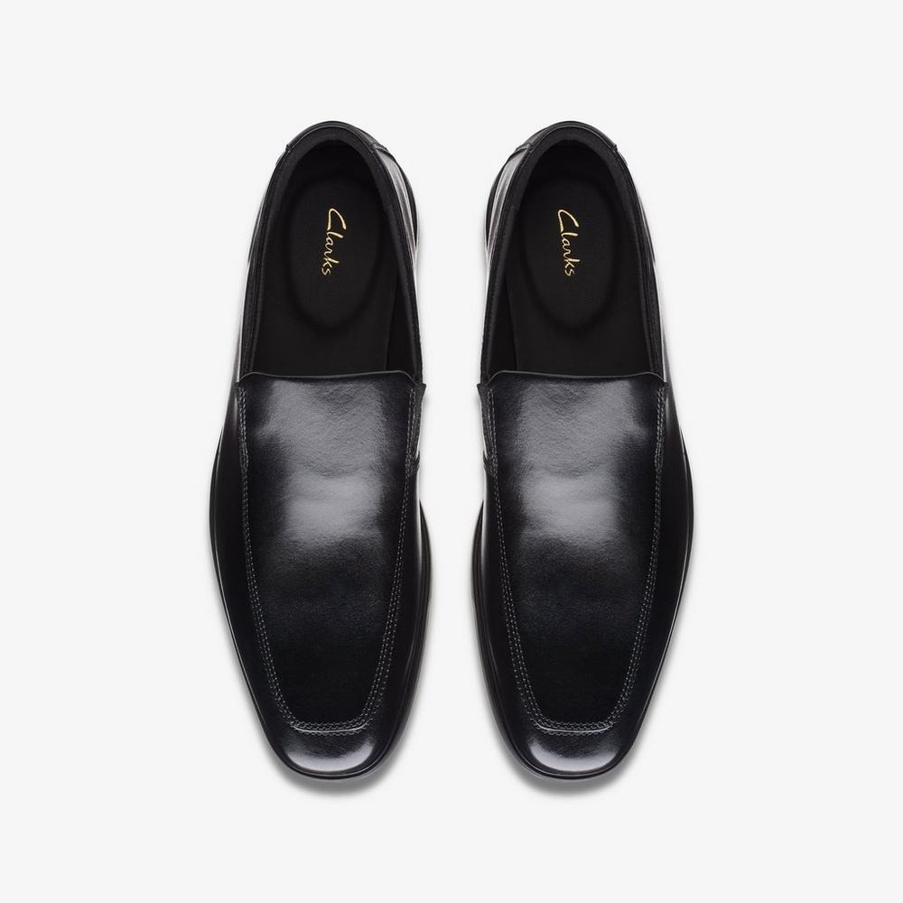 Giày Clarks Howard Edge Loafer Nam - Đen - hình 5