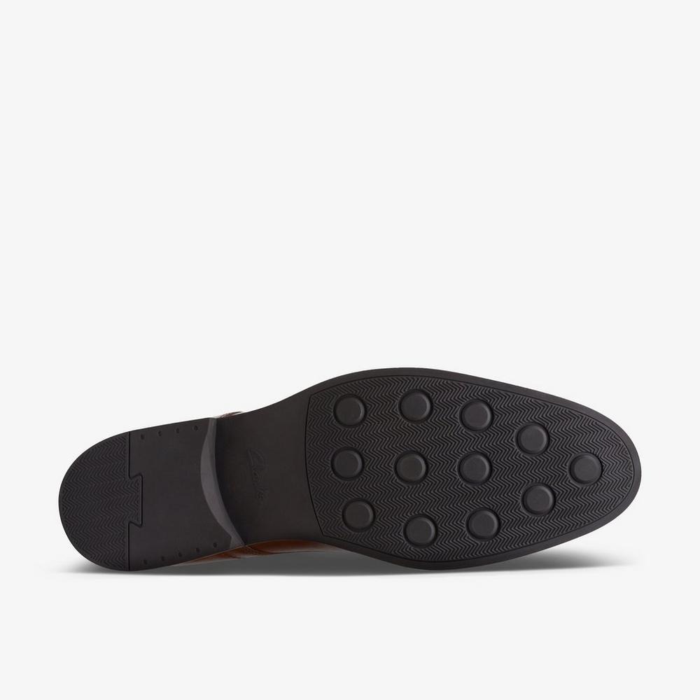 Giày Clarks Whiddon Plain Nam - Nâu - hình 3