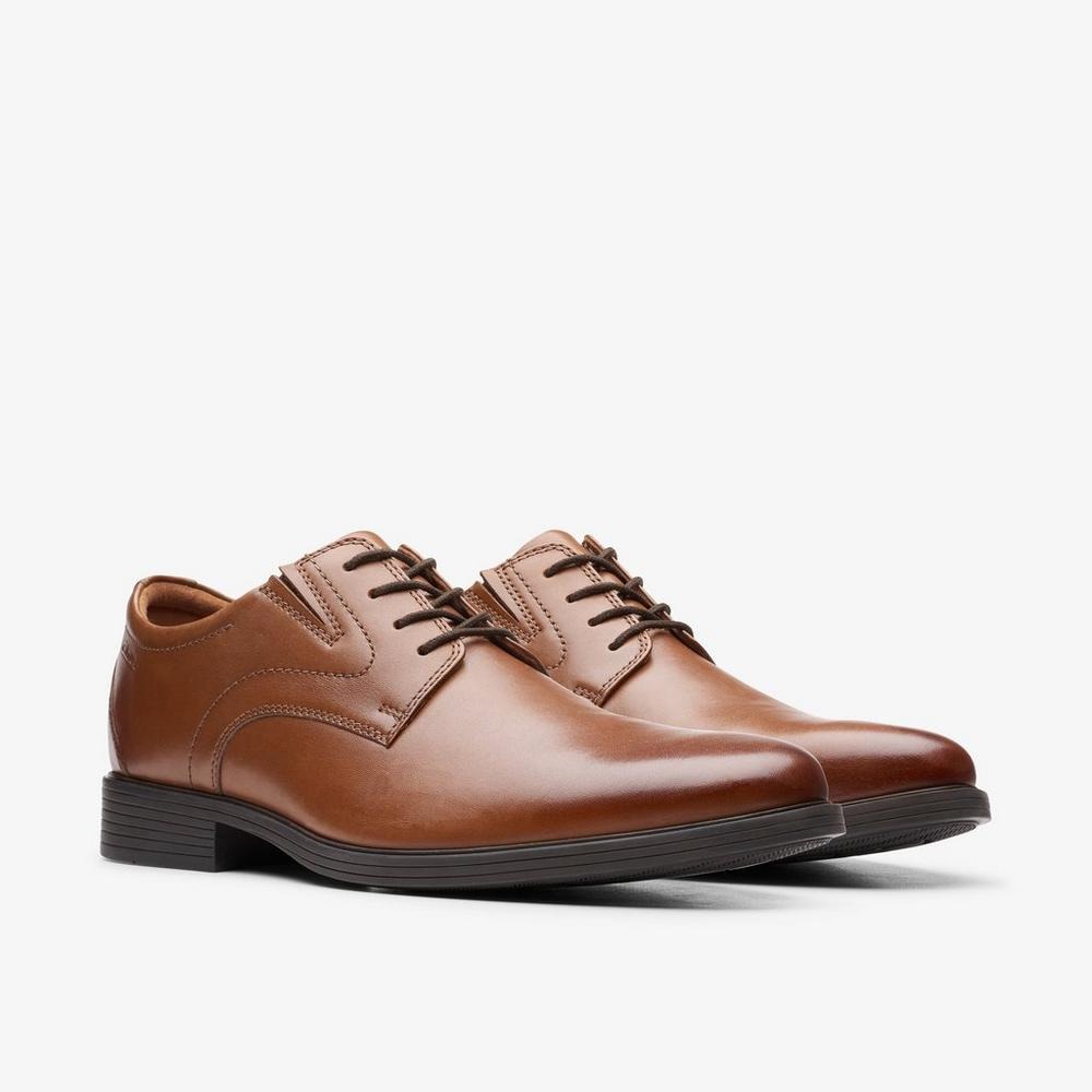 Giày Clarks Whiddon Plain Nam - Nâu - hình 4