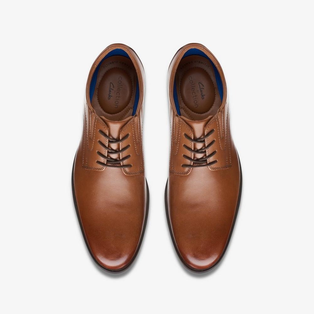 Giày Clarks Whiddon Plain Nam - Nâu - hình 5