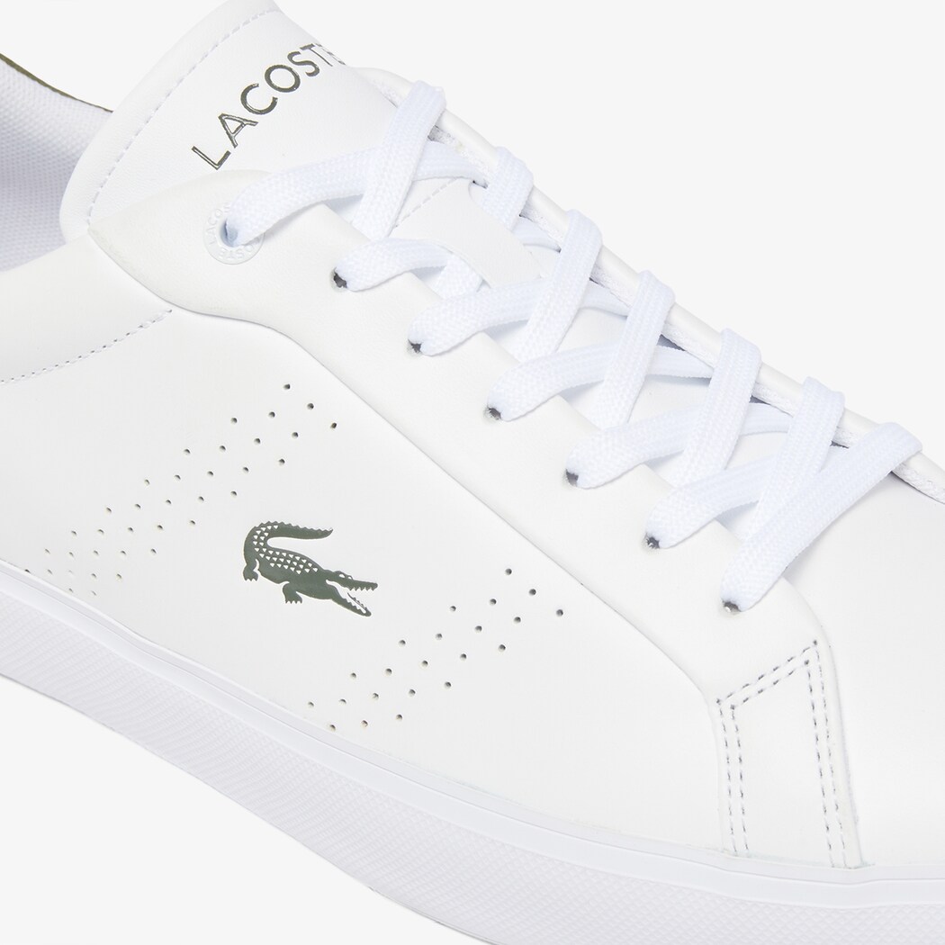Giày Lacoste PowerCourt 2.0 Nam - Trắng Rêu - hình 6